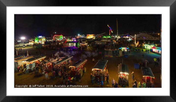 In Steam at The Fair Framed Mounted Print by Jeff Talbot