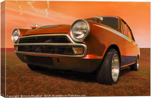Classic Beauty: 1966 Ford Cortina Mark 1 Canvas Print by Kevin Maughan