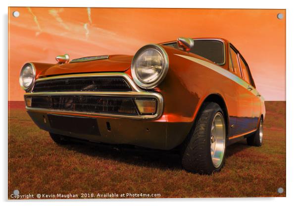 Classic Beauty: 1966 Ford Cortina Mark 1 Acrylic by Kevin Maughan
