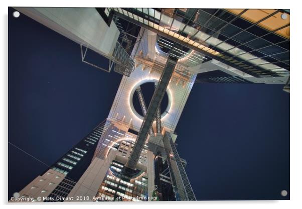 Umeda Sky Building, Osaka Japan              Acrylic by Moty Dimant