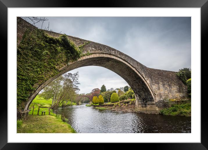 Bridges on the River Doon Framed Mounted Print by George Robertson