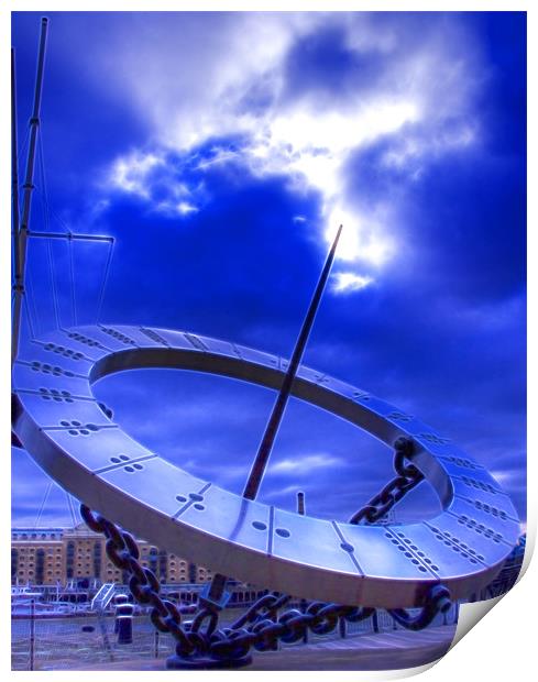 Sun Dial Tower Hotel Print by David French