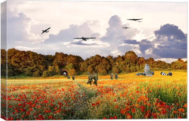 Battle of Normandy Canvas Print by J Biggadike