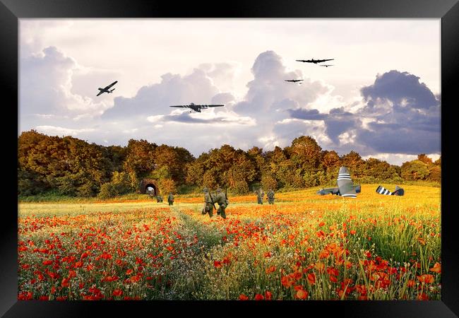 Battle of Normandy Framed Print by J Biggadike