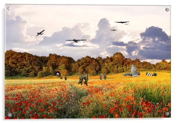Battle of Normandy Acrylic by J Biggadike