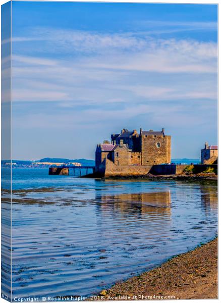 Blackness Castle Firth of Forth Canvas Print by Rosaline Napier
