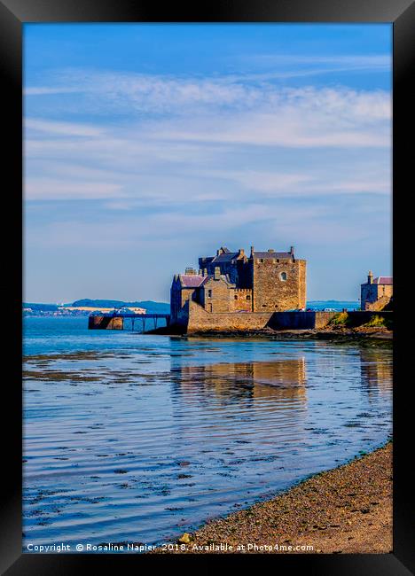 Blackness Castle Firth of Forth Framed Print by Rosaline Napier