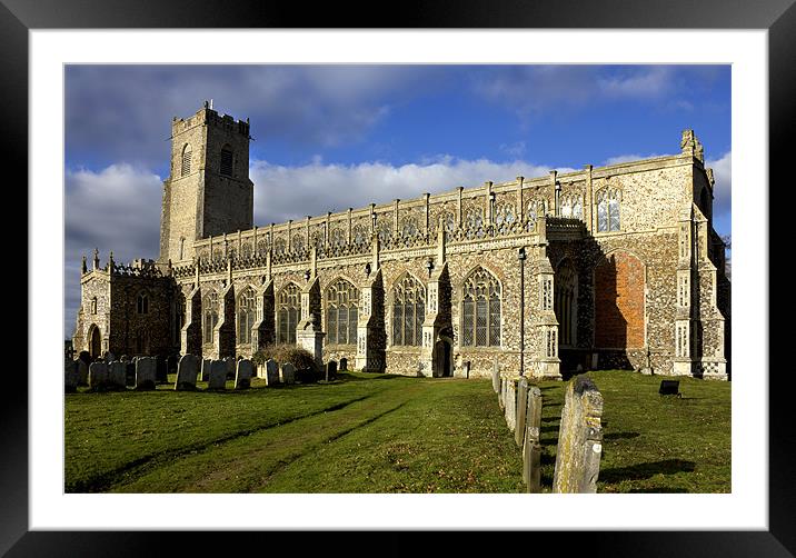 Most Holy Trinity, Blythburgh Framed Mounted Print by Darren Burroughs