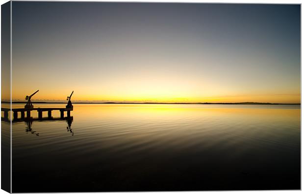 Sunrise in Key Largo Canvas Print by Chris Thaxter