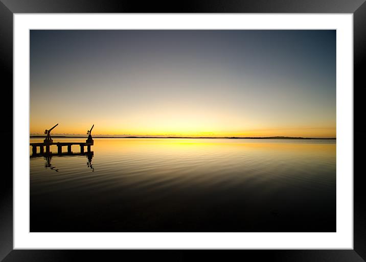 Sunrise in Key Largo Framed Mounted Print by Chris Thaxter