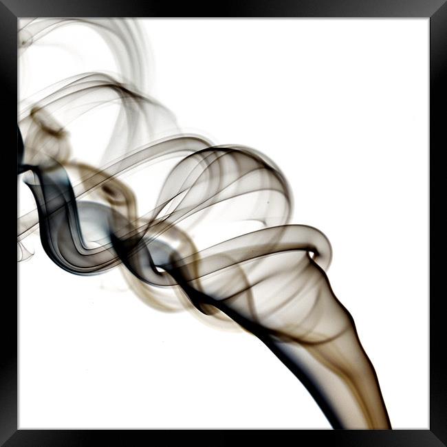 Smoke 4 Framed Print by Stuart Reid