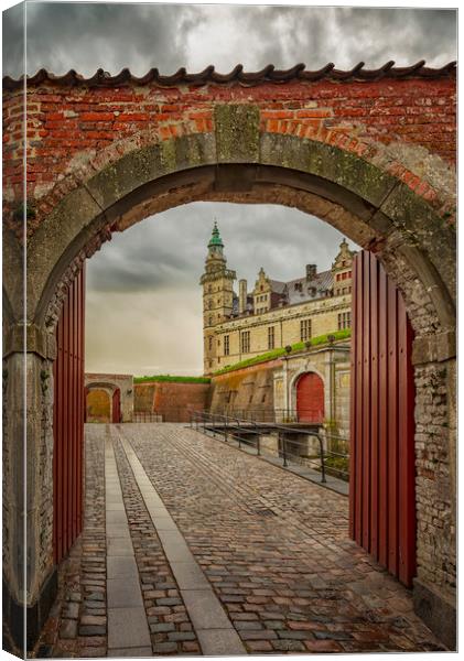 Kronborg Castle Archway Canvas Print by Antony McAulay