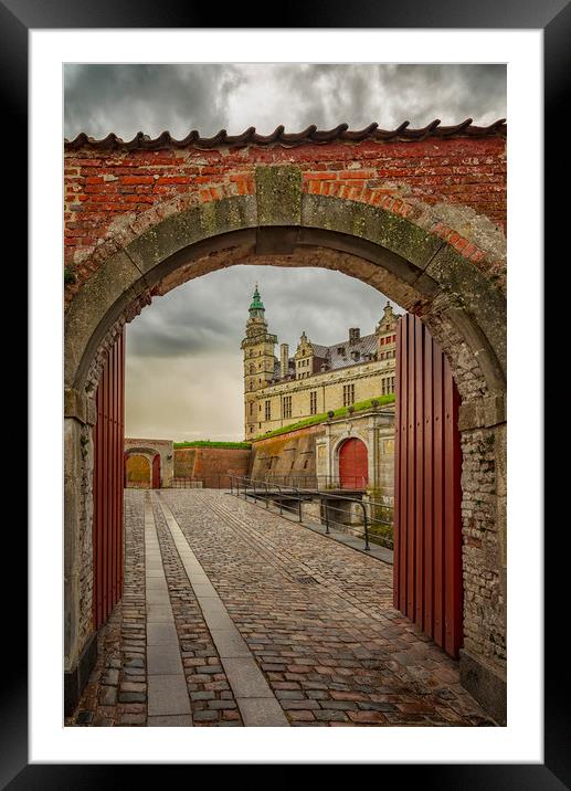 Kronborg Castle Archway Framed Mounted Print by Antony McAulay