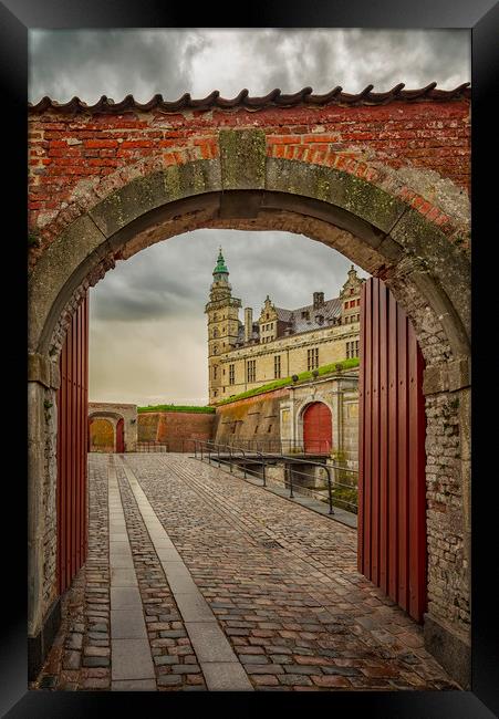Kronborg Castle Archway Framed Print by Antony McAulay