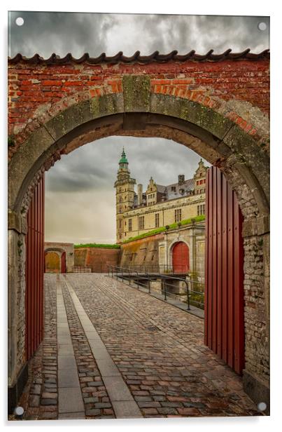 Kronborg Castle Archway Acrylic by Antony McAulay