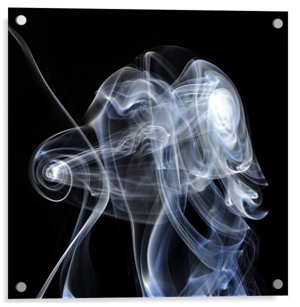 Smoke 5 Acrylic by Stuart Reid