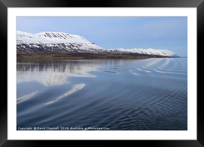 Iceland Coastline Framed Mounted Print by David Chennell