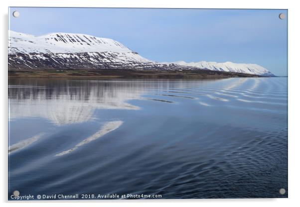 Iceland Coastline Acrylic by David Chennell