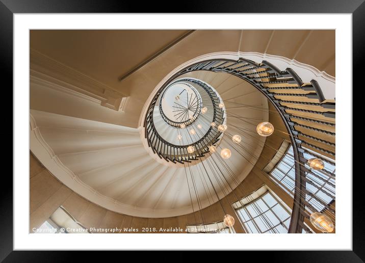 Heals Staircase, Heals Furniture, London Framed Mounted Print by Creative Photography Wales