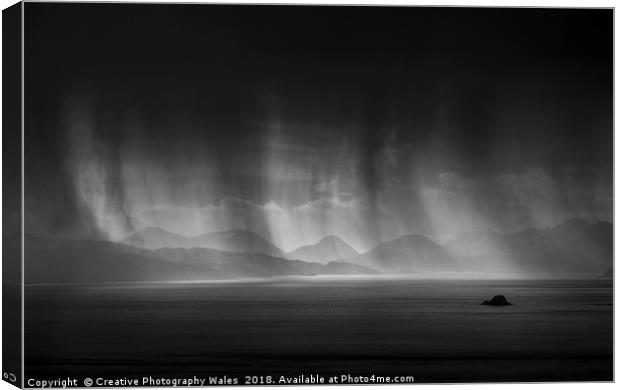 Winter Storm on Isle of Skye Canvas Print by Creative Photography Wales
