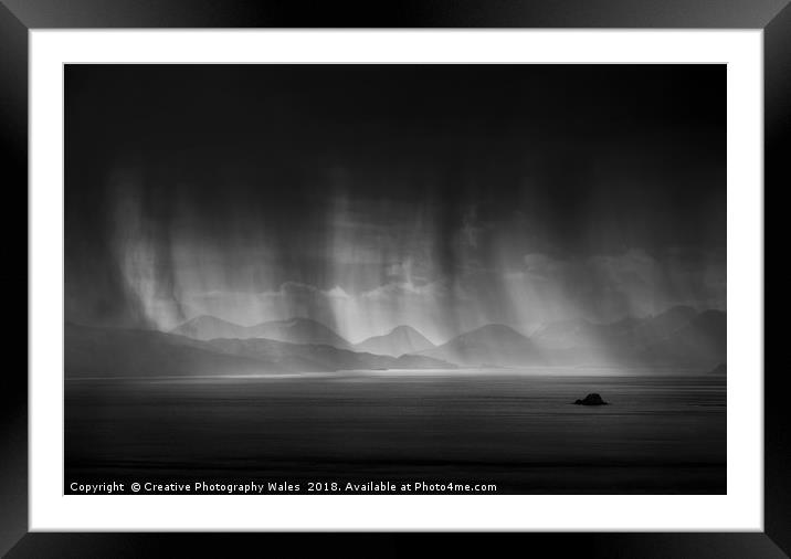 Winter Storm on Isle of Skye Framed Mounted Print by Creative Photography Wales