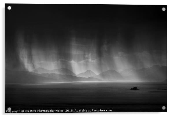 Winter Storm on Isle of Skye Acrylic by Creative Photography Wales