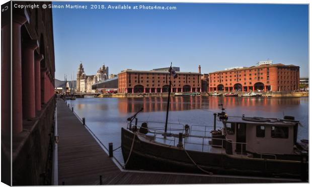 The Modern History of Liverpool Canvas Print by Simon Martinez