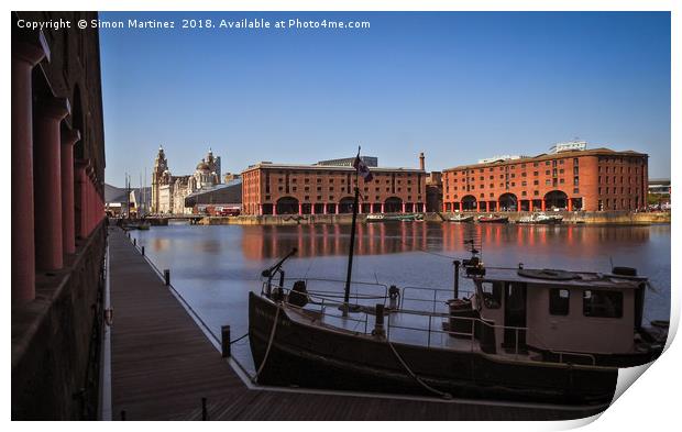 The Modern History of Liverpool Print by Simon Martinez