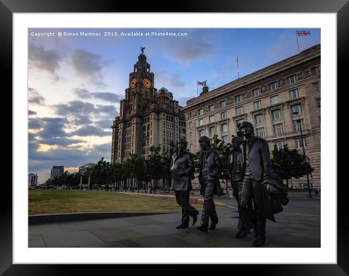 Liverpool Heritage Framed Mounted Print by Simon Martinez