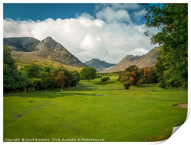 Glen Sannox from the Golfy Print by David Brookens