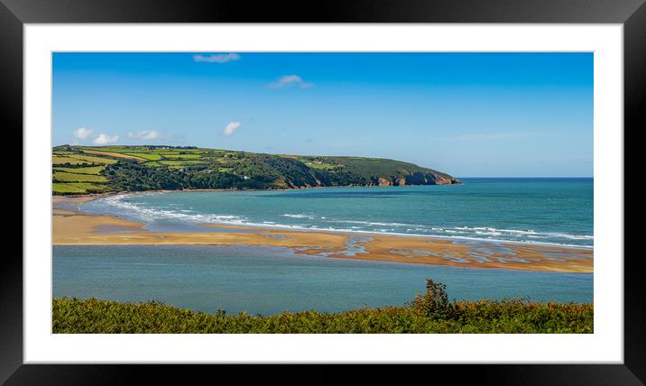 Cardigan Bay, Pembrokeshire, Wales, UK Framed Mounted Print by Mark Llewellyn