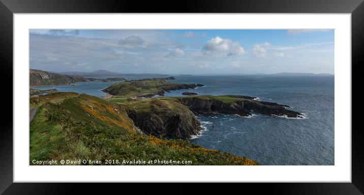 Crookhaven, West Cork, Ireland Framed Mounted Print by David O'Brien