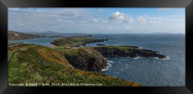 Crookhaven, West Cork, Ireland Framed Print by David O'Brien