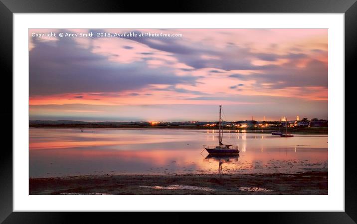 Serenity of Ravenglass Framed Mounted Print by Andy Smith