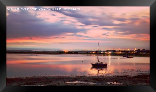 Serenity of Ravenglass Framed Print by Andy Smith