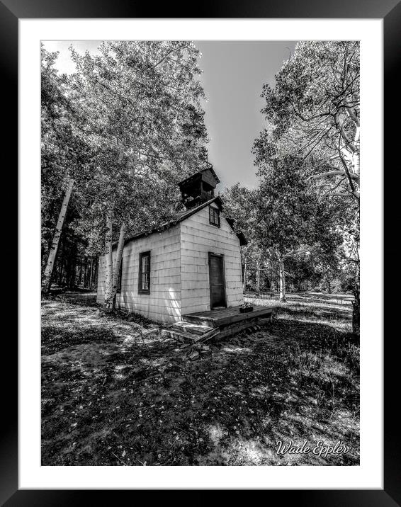 Up Top Church Framed Mounted Print by Wade Eppler