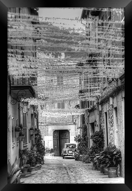 Captivating Streets of Valldemossa Framed Print by Jonathan Pankhurst