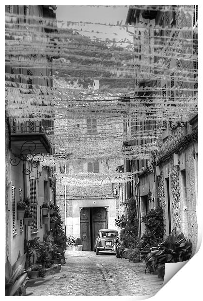 Captivating Streets of Valldemossa Print by Jonathan Pankhurst