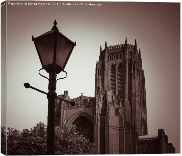 A Classic Liverpool Scene Canvas Print by Simon Martinez