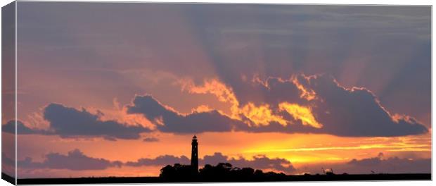 the lighthouse Canvas Print by sue davies