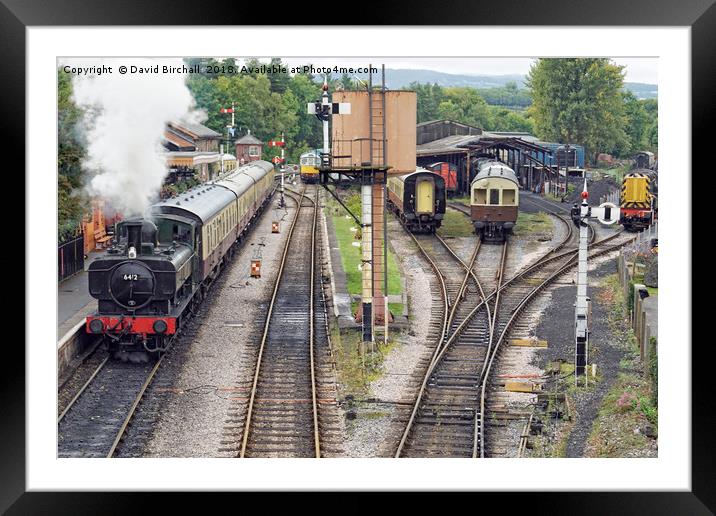 Departure at Buckfastleigh Framed Mounted Print by David Birchall