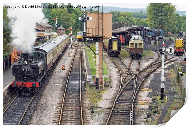 Departure at Buckfastleigh Print by David Birchall