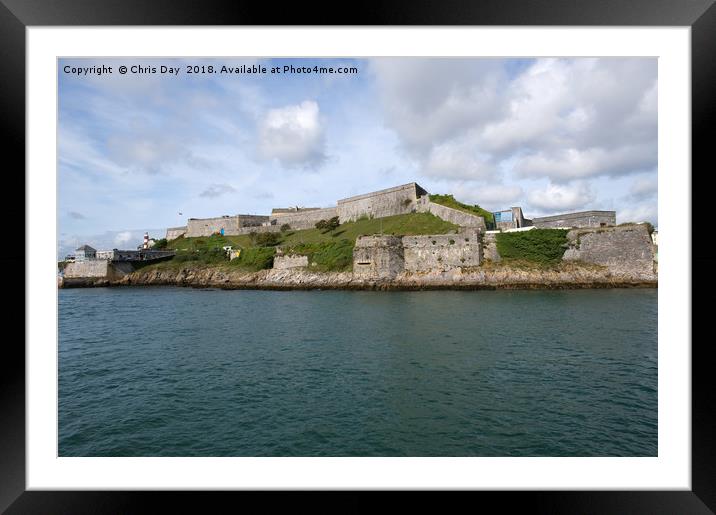 The Royal Citadel Plymouth Framed Mounted Print by Chris Day