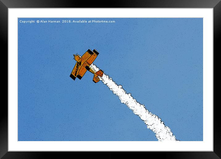 Flight 1 Framed Mounted Print by Alan Harman