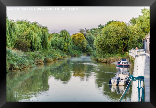 River Stour at Sandwich Framed Print by Robin Lee