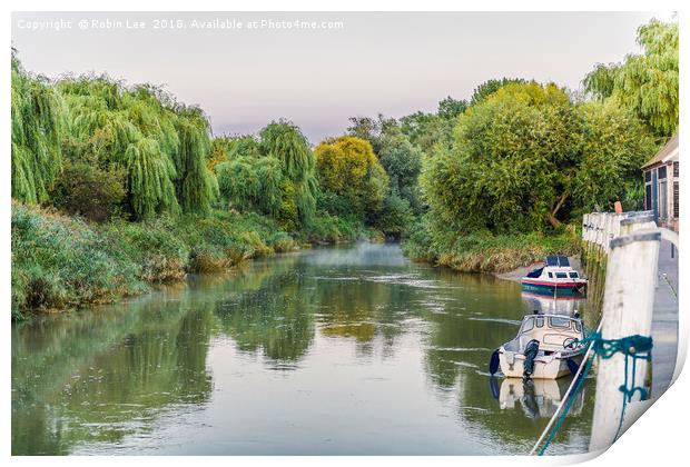 River Stour at Sandwich Print by Robin Lee