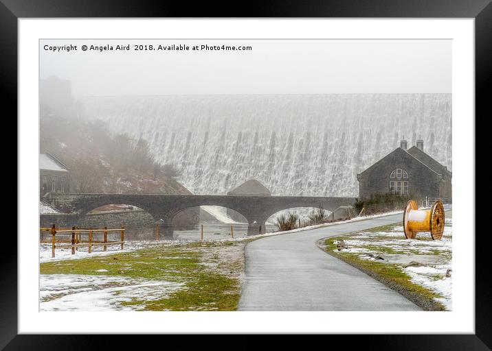 Elan Valley. Framed Mounted Print by Angela Aird