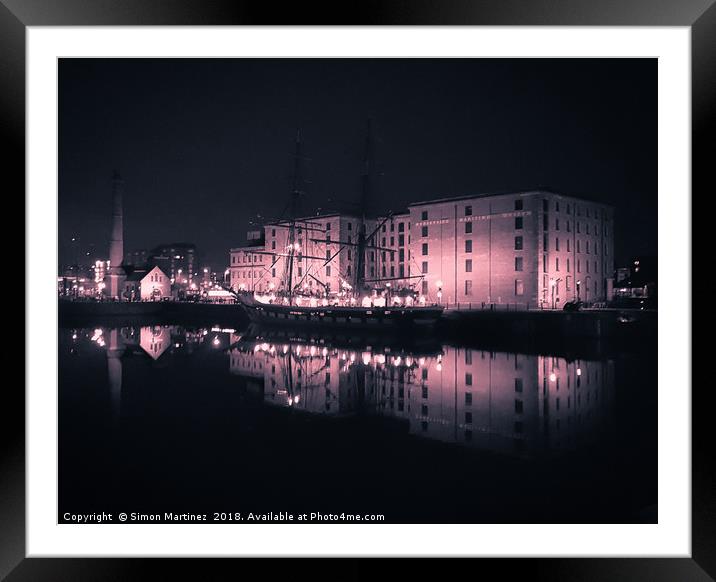 Reflections on the Past at the Maritime Museum. Framed Mounted Print by Simon Martinez