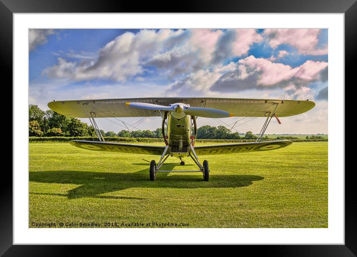 Hawker Demon I K8203 G-BTVE Framed Mounted Print by Colin Smedley