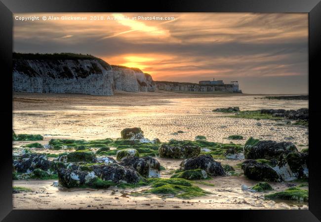 On the beach at Botany bay. Framed Print by Alan Glicksman